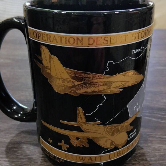 Vintage Operation Desert Storm Kuwait Liberation Coffee Mug - Picture 9 of 10